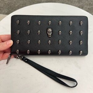 Thomas Wylde Black Bag‎ with Metallic Skull Accent